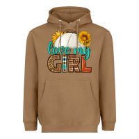 Toasted Coconut love my girl volleyball Heavyweight Hoodie - HRA Design Shop