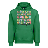 Emerald easter bunny spring Urban Hoodie - MaliasSmallBusiness