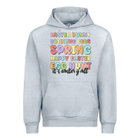 Heather Grey easter bunny spring Urban Hoodie - MaliasSmallBusiness