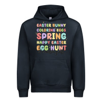 Navy easter bunny spring Urban Hoodie - MaliasSmallBusiness