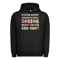 Pigment Black easter bunny spring Urban Hoodie - MaliasSmallBusiness