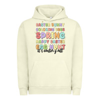 Pigment Pistachio easter bunny spring Urban Hoodie - MaliasSmallBusiness