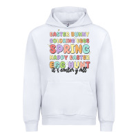 White easter bunny spring Urban Hoodie - MaliasSmallBusiness