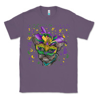 Lavender Mardi gras mask french bulldog Classic Tee - RanaPortraitStore
