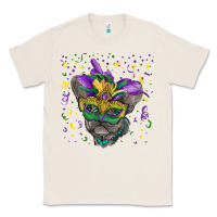 Mardi Gras Mask French Bulldog Classic Tee | Teevron
