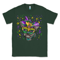 Sports Green Mardi gras mask french bulldog Classic Tee - RanaPortraitStore