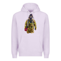 Lilac Firefighter Premium Hoodie - LillyAllenDesigns
