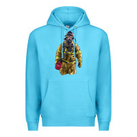 Ocean Blue Firefighter Premium Hoodie - LillyAllenDesigns
