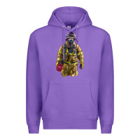 Purple Firefighter Premium Hoodie - LillyAllenDesigns