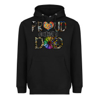 Black proud autism dad Heavyweight Hoodie - SublimationCraftShop