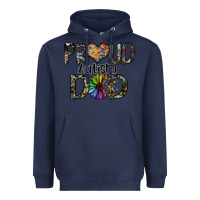 Navy proud autism dad Heavyweight Hoodie - SublimationCraftShop