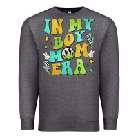 Charcoal Heather in my boy mom era Premium Sweatshirt - JahusDesignShop