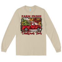 Mushroom farm fresh christmas trees Long Sleeve Tee - BarkalooDesign
