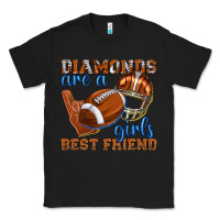 Black diamonds are a girls best friend football Classic Tee - texasbilliewilder