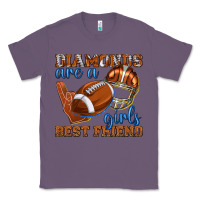 Lavender diamonds are a girls best friend football Classic Tee - texasbilliewilder
