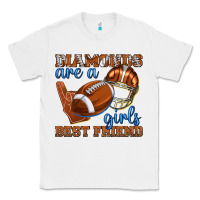 White diamonds are a girls best friend football Classic Tee - texasbilliewilder
