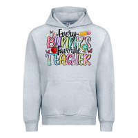 Heather Grey every bunny's favorite teacher Urban Hoodie - MaliasSmallBusiness