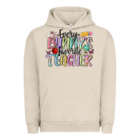 Pigment French Oak every bunny's favorite teacher Urban Hoodie - MaliasSmallBusiness