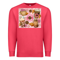 Cardinal cafecito y chisme. Premium Sweatshirt - JahusDesignShop