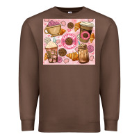 Chestnut cafecito y chisme. Premium Sweatshirt - JahusDesignShop
