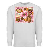 Dove Grey cafecito y chisme. Premium Sweatshirt - JahusDesignShop