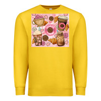 Lemon cafecito y chisme. Premium Sweatshirt - JahusDesignShop