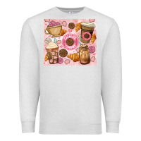Oatmeal Heather cafecito y chisme. Premium Sweatshirt - JahusDesignShop