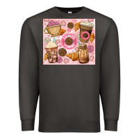 Smoke cafecito y chisme. Premium Sweatshirt - JahusDesignShop