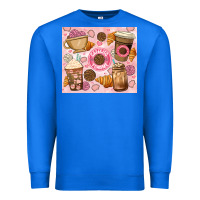 True Royal cafecito y chisme. Premium Sweatshirt - JahusDesignShop