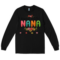 Black blessed to be called nana Long Sleeve Tee - MaliasSmallBusiness