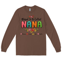 Chestnut blessed to be called nana Long Sleeve Tee - MaliasSmallBusiness