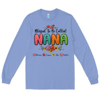 Colony Blue blessed to be called nana Long Sleeve Tee - MaliasSmallBusiness