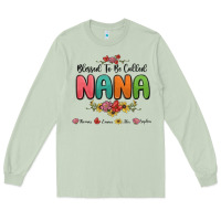 Matcha blessed to be called nana Long Sleeve Tee - MaliasSmallBusiness