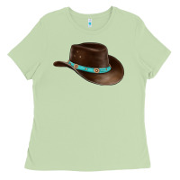 Matcha cowboy cap Ladies Tee - BarkalooDesign