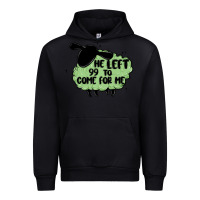 Black he left the 99 to come for me Urban Hoodie - MaliasSmallBusiness