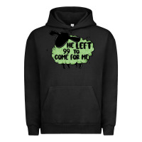 Pigment Black he left the 99 to come for me Urban Hoodie - MaliasSmallBusiness