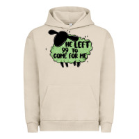 Pigment French Oak he left the 99 to come for me Urban Hoodie - MaliasSmallBusiness
