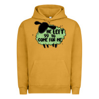 Pigment Peanut Butter he left the 99 to come for me Urban Hoodie - MaliasSmallBusiness
