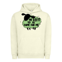 Pigment Pistachio he left the 99 to come for me Urban Hoodie - MaliasSmallBusiness