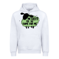 White he left the 99 to come for me Urban Hoodie - MaliasSmallBusiness