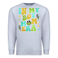 Heather Grey in my boy mom era Premium Sweatshirt - JahusDesignShop