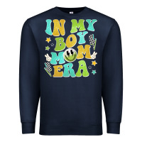 Navy in my boy mom era Premium Sweatshirt - JahusDesignShop