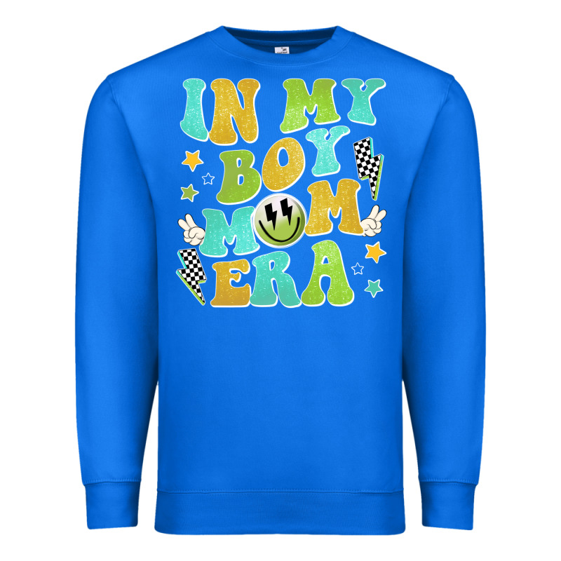 In My Boy Mom Era Premium Sweatshirt by JahusDesignShop | Teevron