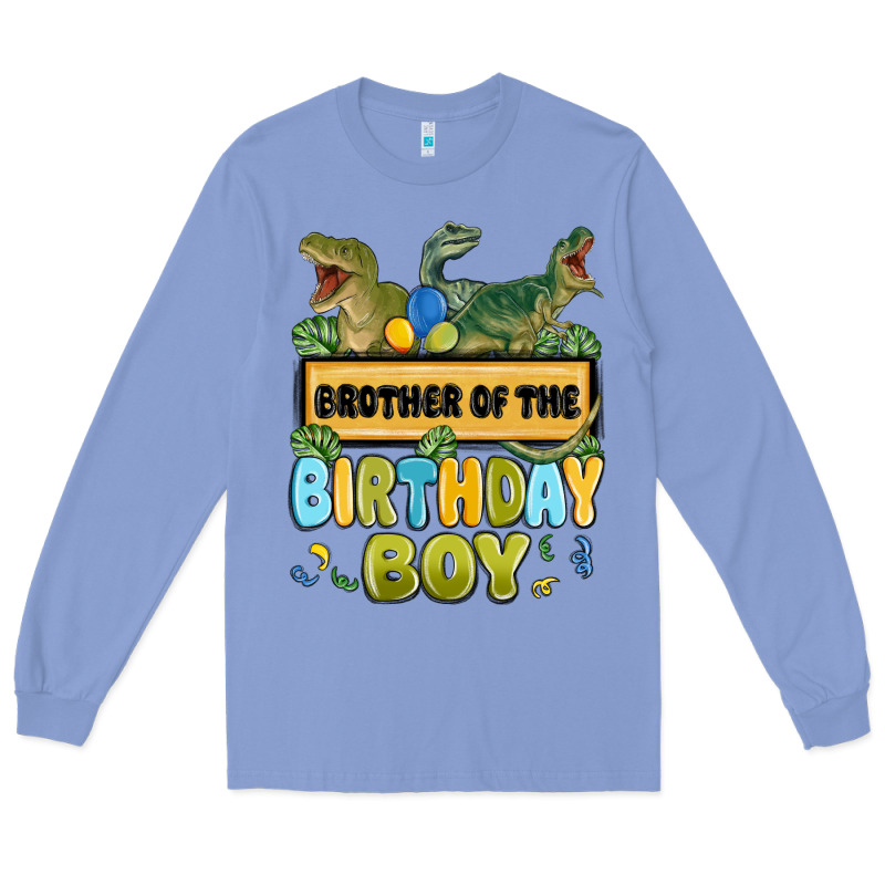Brother Of The Birthday Boy Long Sleeve Tee by MaliasSmallBusiness | Teevron