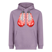 Lavender red cleats fa element 2 Heavyweight Hoodie - FaDigitalArtStudio