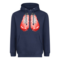 Navy red cleats fa element 2 Heavyweight Hoodie - FaDigitalArtStudio