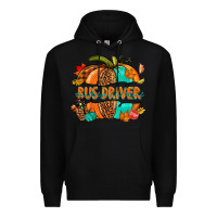 Black bus driver pumpkin Premium Hoodie - NancyCooperArtShop