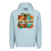 Blue Mist bus driver pumpkin Premium Hoodie - NancyCooperArtShop