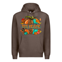 Coffee bus driver pumpkin Premium Hoodie - NancyCooperArtShop