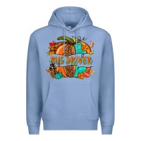 Colony Blue bus driver pumpkin Premium Hoodie - NancyCooperArtShop